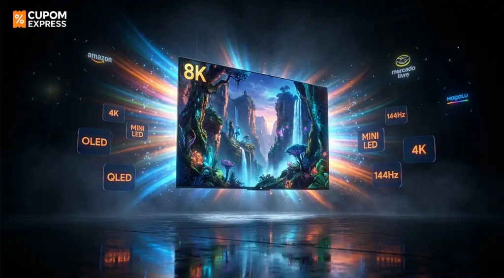 Conheça as melhores TVs para comprar em 2026: guia completo