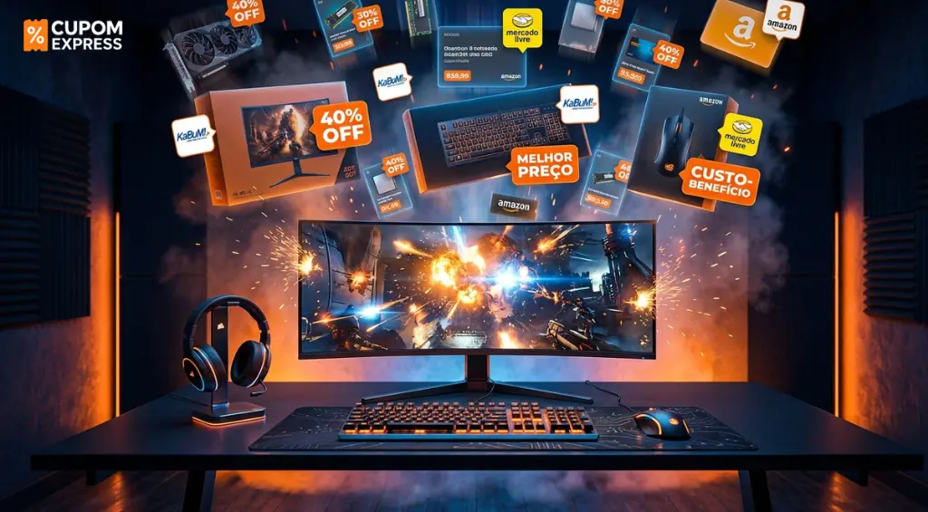 Como montar um setup gamer barato comprando online