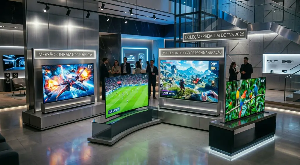 Conheça as melhores TVs para comprar em 2026: guia completo