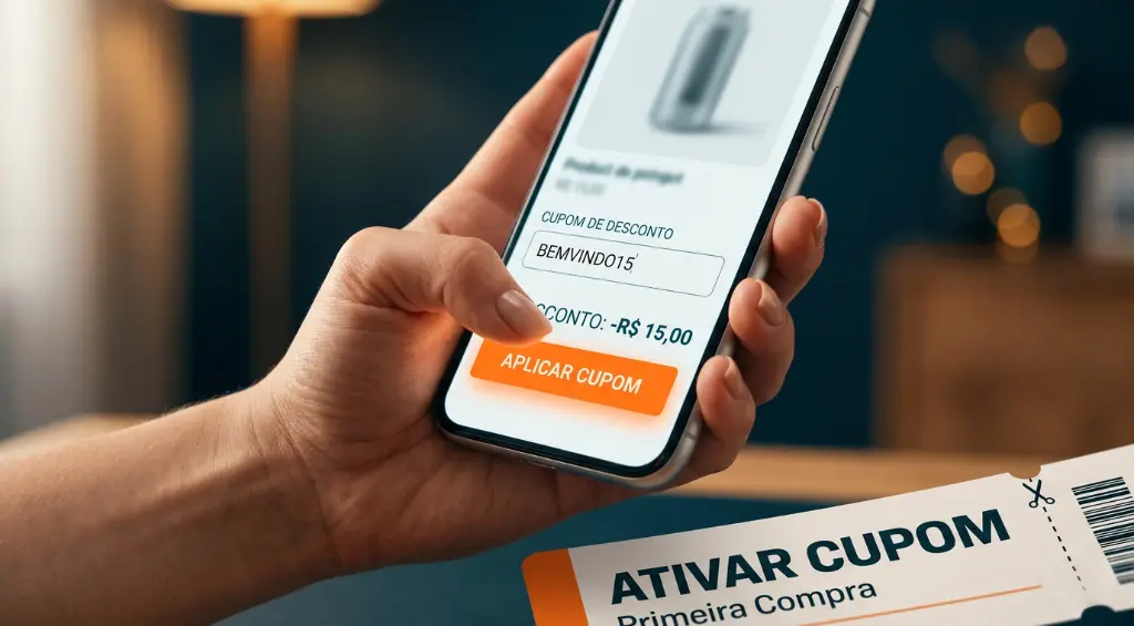 Como ativar qualquer cupom primeira compra