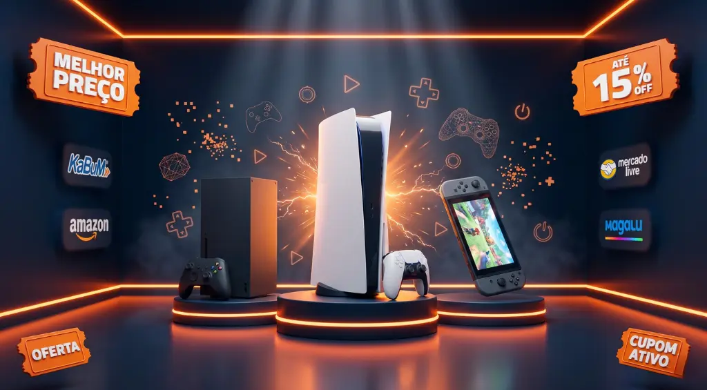 Qual o melhor console comprar em 2026? Comparativo PS5, Xbox Series e Switch 2