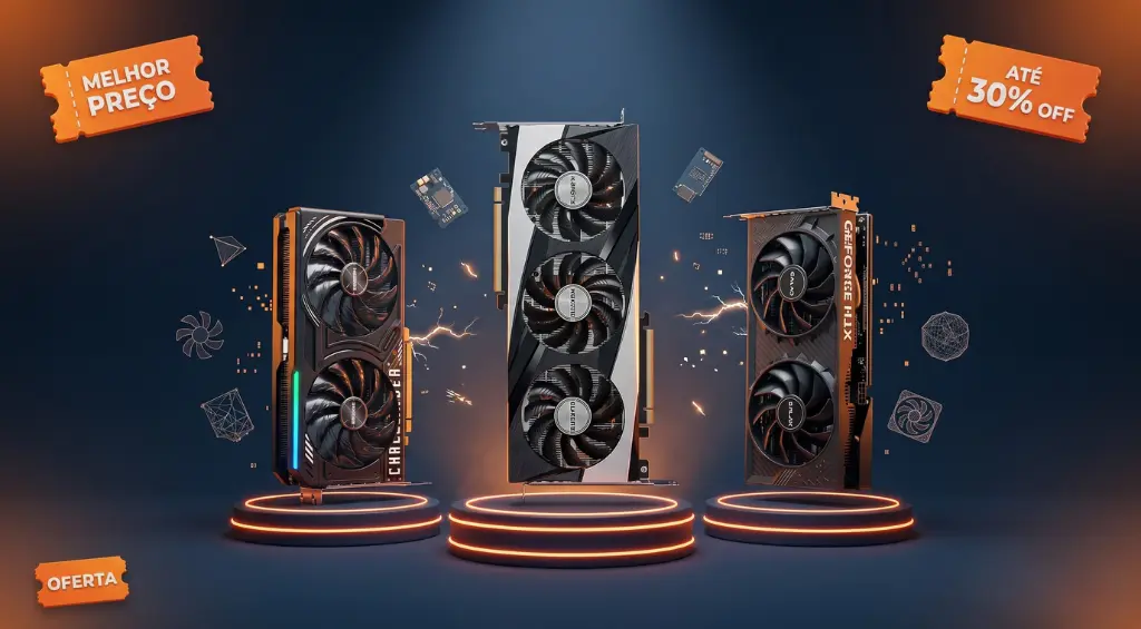 melhor placa de vídeo custo-benefício 2026