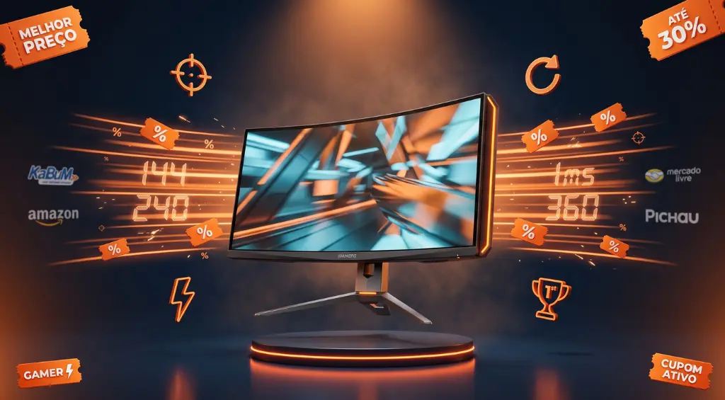 Melhor monitor gamer 2026: por taxa de atualização e preço
