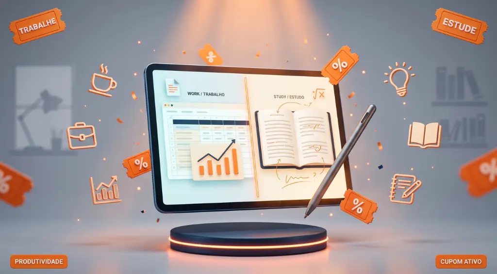 Melhor tablet custo-benefício 2026: estudo, trabalho e lazer